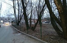 Установка ограждения на придомовой территории по адресу Бульвар Гагарина, 109