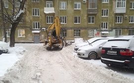 Механизированная уборка придомовой территории по адресу ул. Уральская, 113