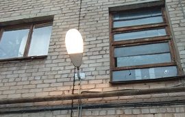 Восстановление освещения в доме по адресу ул. Студенческая, 18