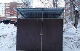 Оборудование места для складирования отходов