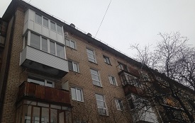 Очистка кровли домов от наледи