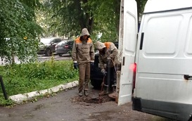Промывка канализации дома по адресу ул. Лебедева, 38