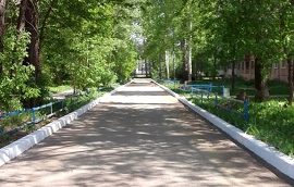 Покраска бордюров на придомовых территориях