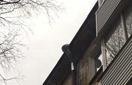 Восстановление водосточной системы дома по адресу ул. Макаренко, 34
