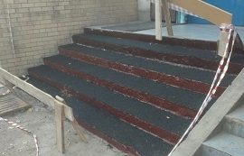 Ремонт входной группы дома по адресу б. Гагарина, 32а