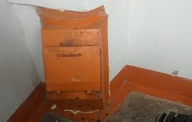 Ремонт клапана мусоропровода дома по адресу б. Гагарина, 62а/2