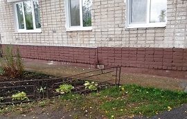 Ремонт цоколя дома по адресу ул. Макаренко, 8