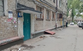 Ремонт цоколя дома по адресу ул. Крупской, 55