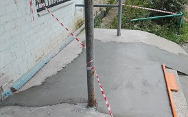 Ремонт входной группы дома по адресу б. Гагарина, 81/3