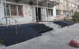 Ремонт входной группы дома по адресу б. Гагарина, 81/3
