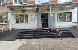 Ремонт входной группы дома по адресу б. Гагарина, 81/3