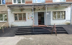 Ремонт входной группы дома по адресу б. Гагарина, 81/3