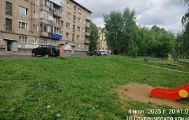 Покос травы на придомовых территорий