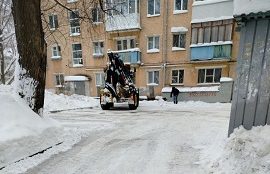Механизированная уборка придомовых территорий