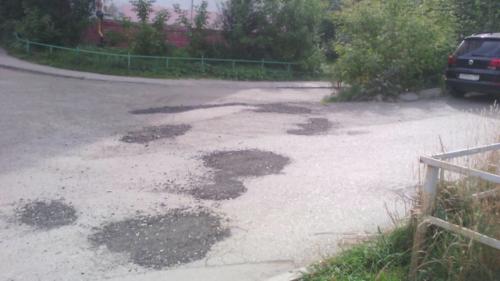 Ремонт выбоин в асфальтовом покрытии